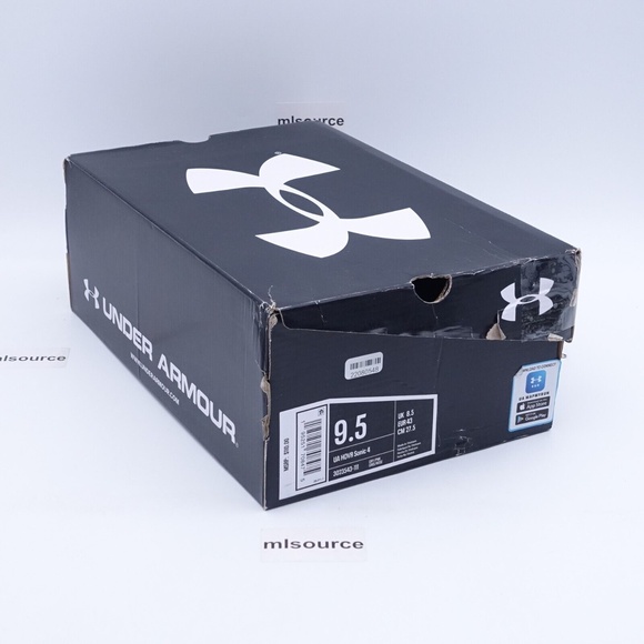 NEW Under Armour HOVR Sonic 4 Running Shoes 3023543-111 Pitch Gray - Picture 8 of 9